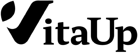 VitaUp brand logo symbolizing premium wellness supplements made in the USA with clinically backed ingredients.