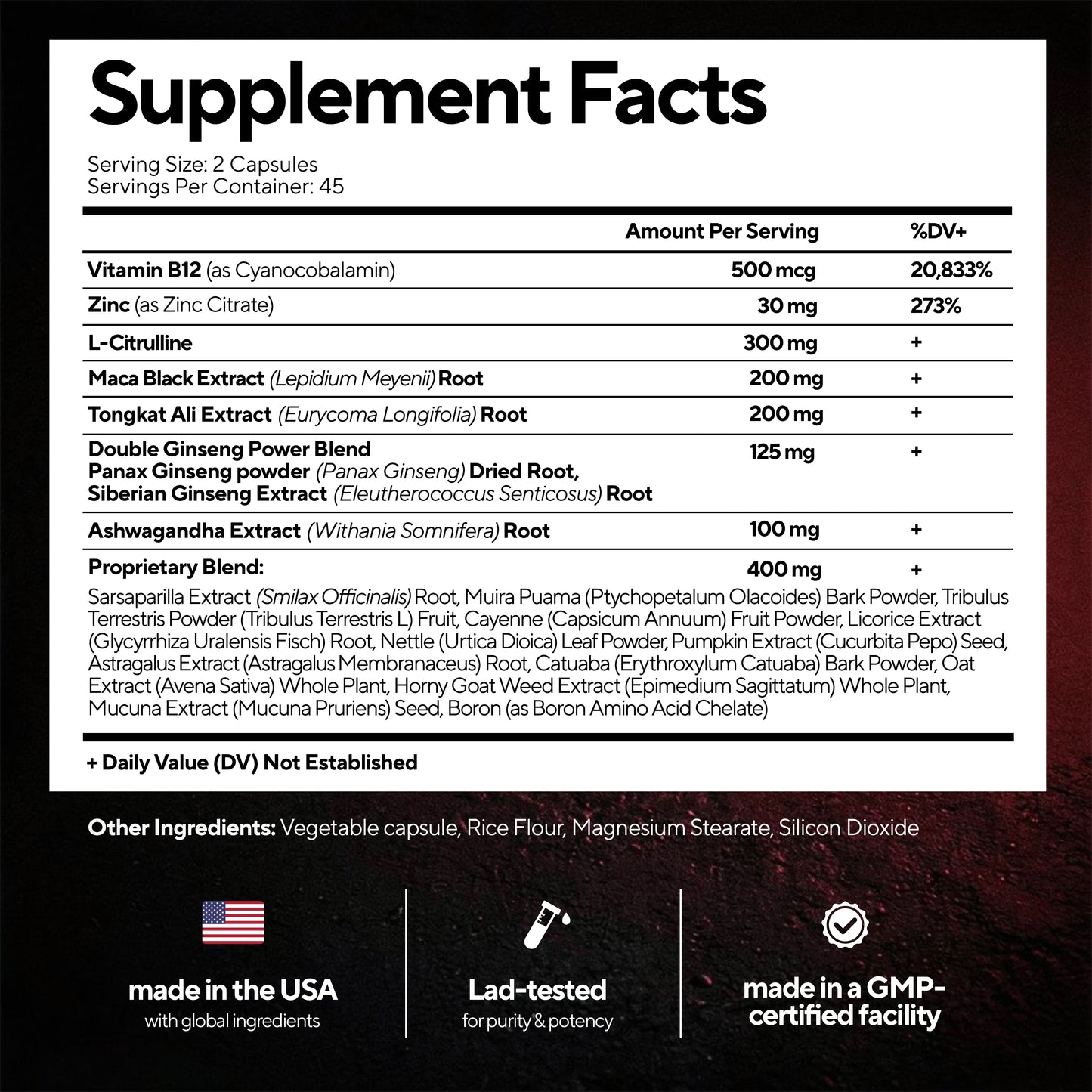 Supplements facts