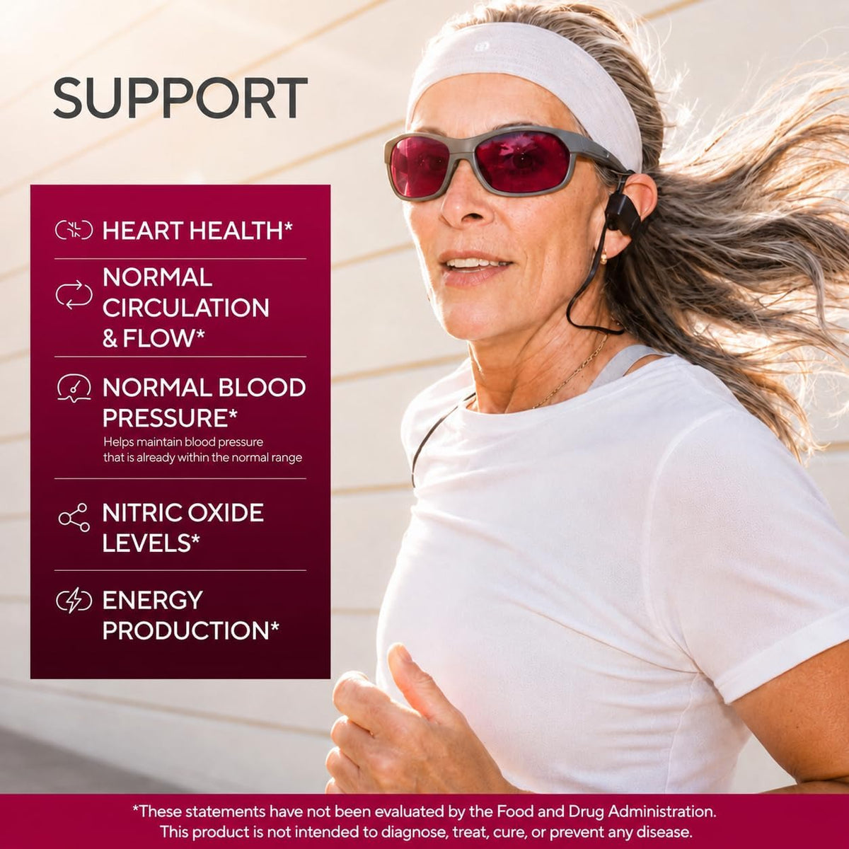 VitaUp Beetroot Supplement - Normal Blood Pressure Supplement & Heart Support - 7-in-1 USA Made Beet Root Capsules w/ CoQ10, Grape Seed, Vitamin B12 for Normal Circulation - 90 Vegan Beetroot Capsules