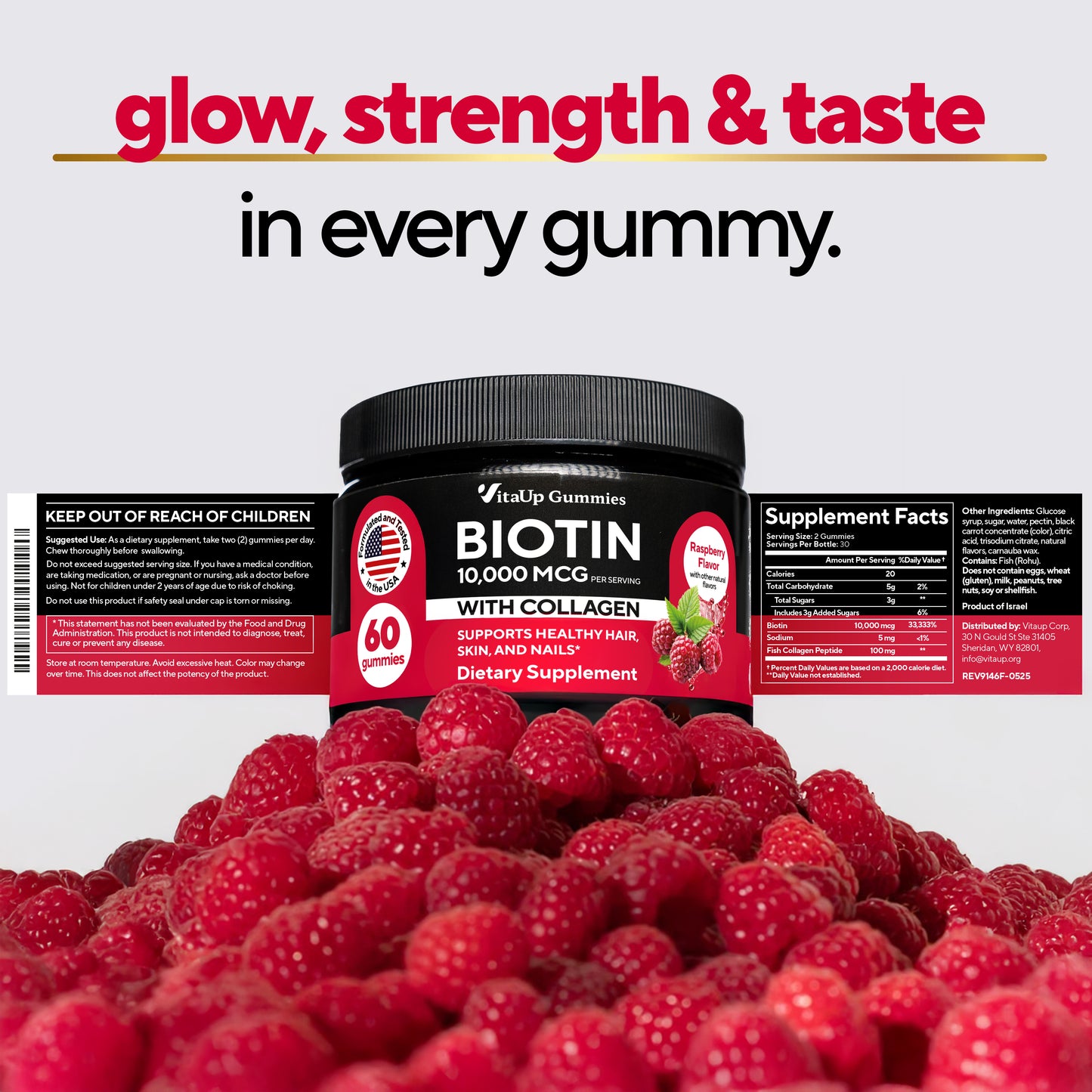glow strength & taste in every gummy