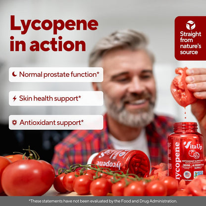Normal prostate function*, Skin health support*, Antioxidant  support*