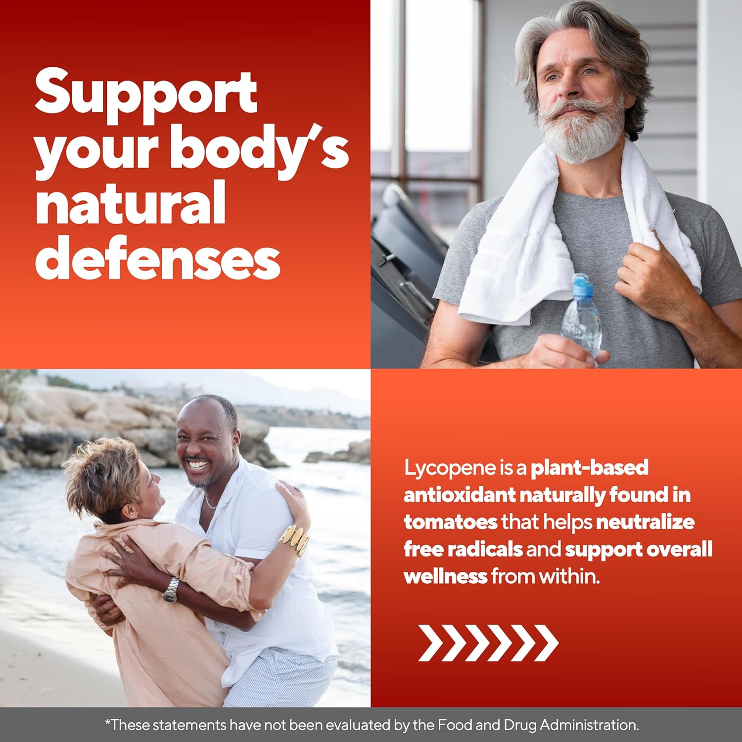 Plant-based antioxidant naturally fund in tomtoes that helps neutrallize free radicals