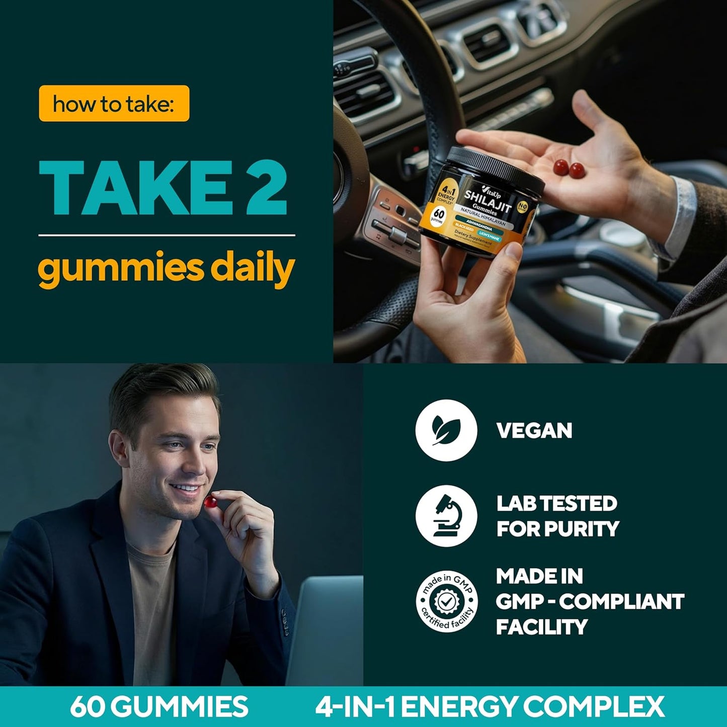 Take 2 gummies daily