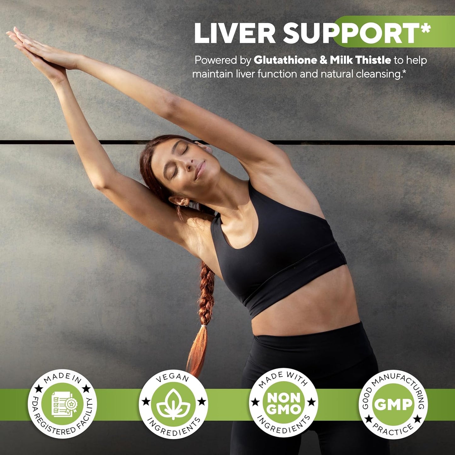 Highlited support of liver support and other benefits of supplement