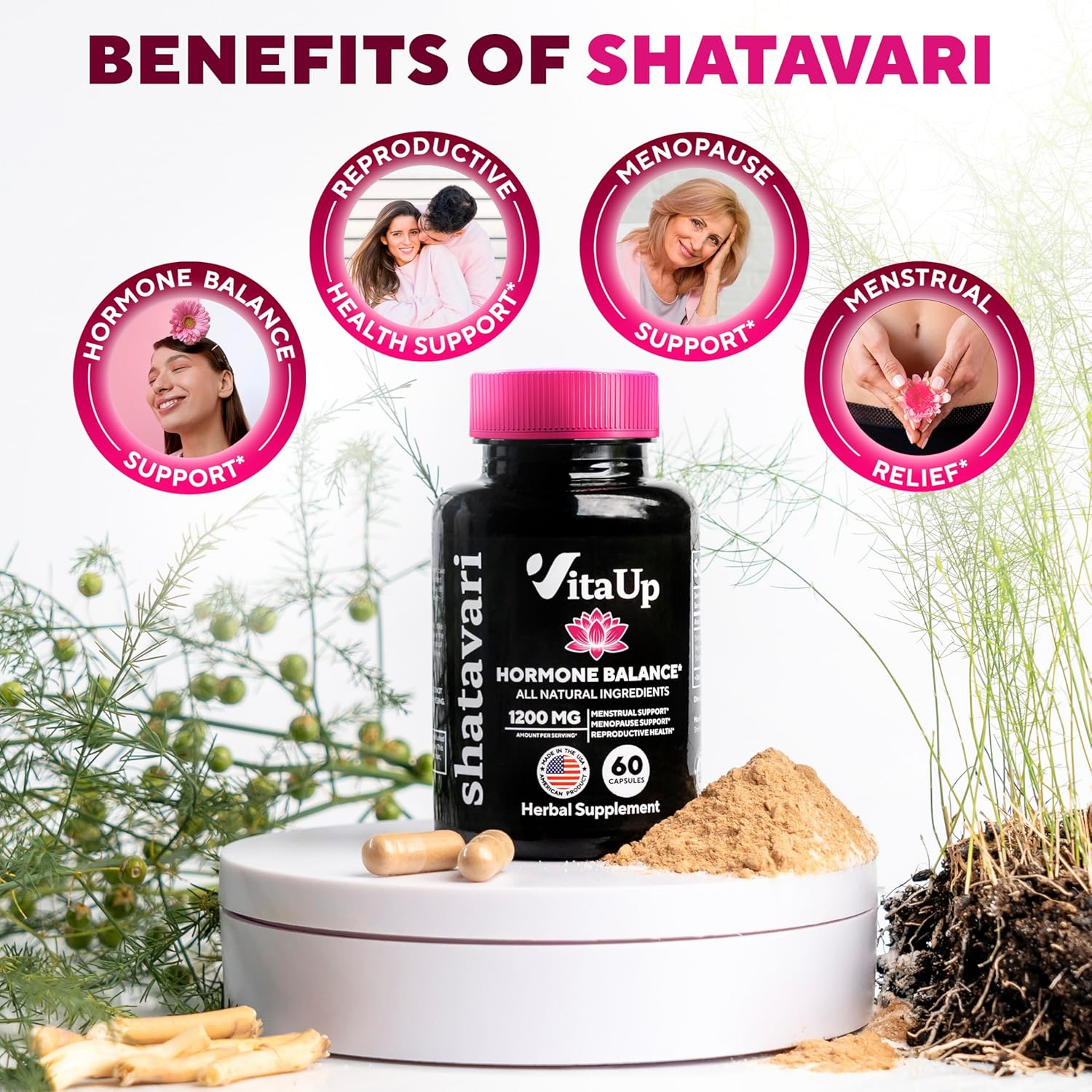 VitaUp Shatavari dietary supplement benefits