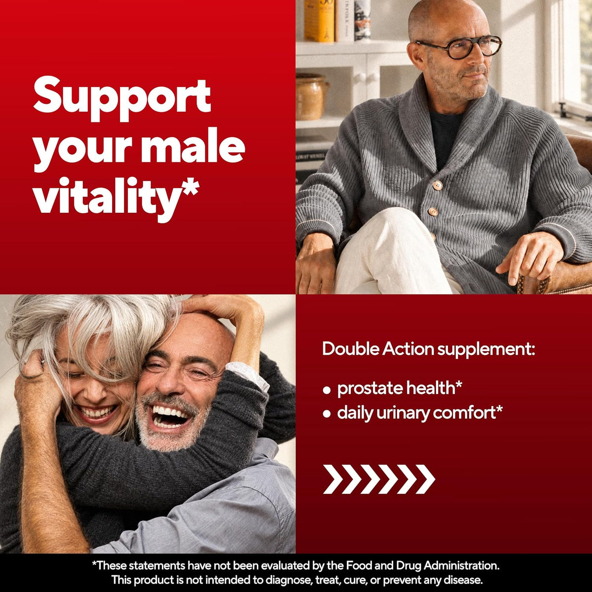 VitaUp Prostate Health Supplements for Men, 8in1 Potent Complex, 60 Caps
