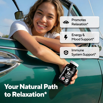 Promotes relaxation*, energy & mood support*, immune system support*