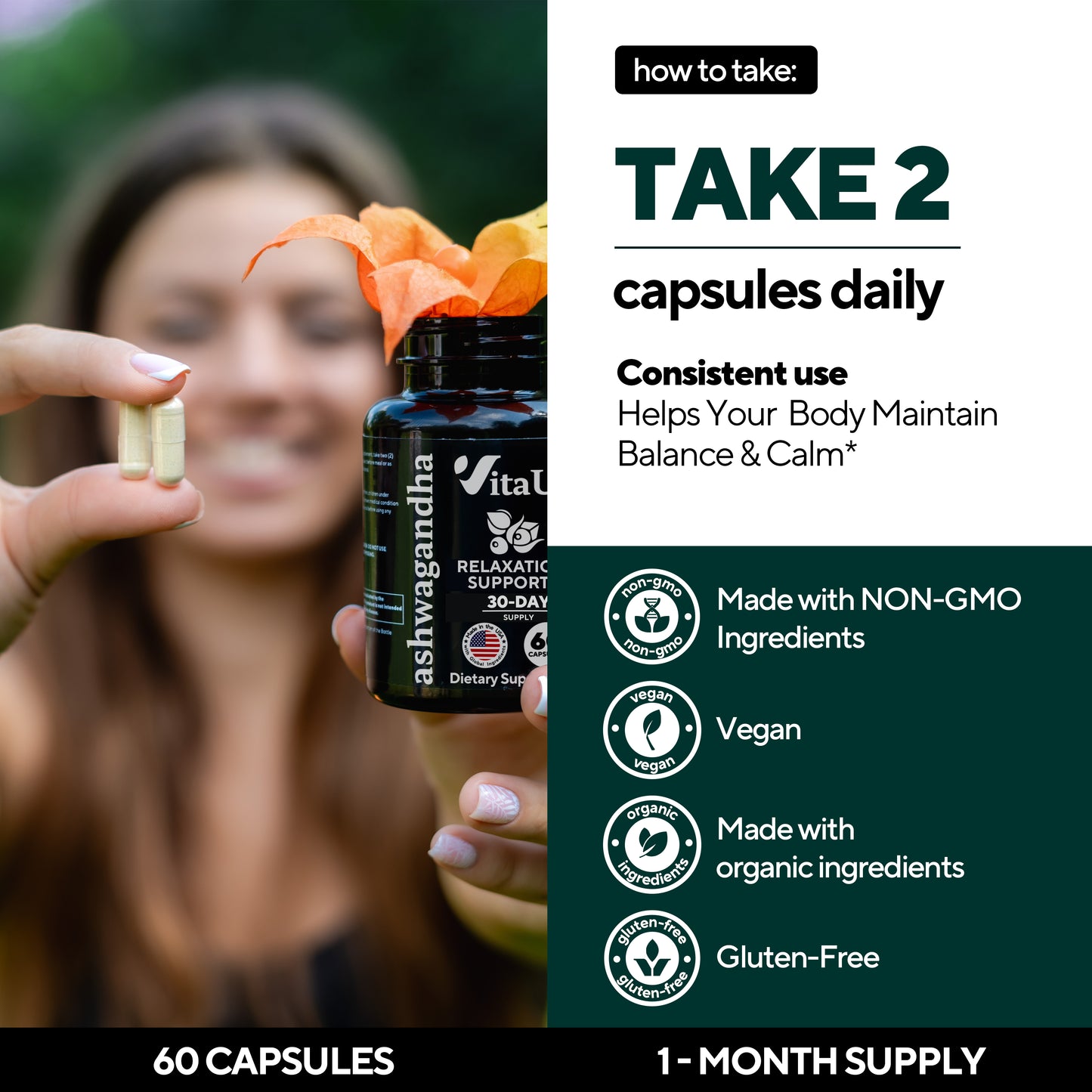 Take 2 capsules daily