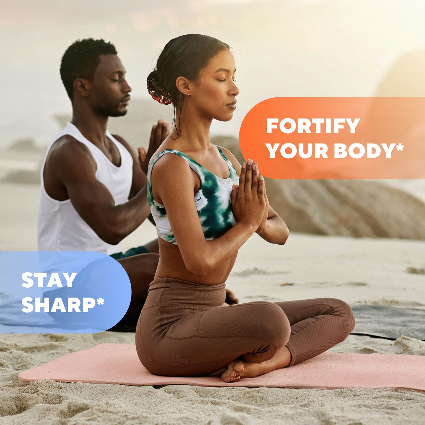 Infographic showing the benefits of VitaUp Himalayan Shilajit for women & man