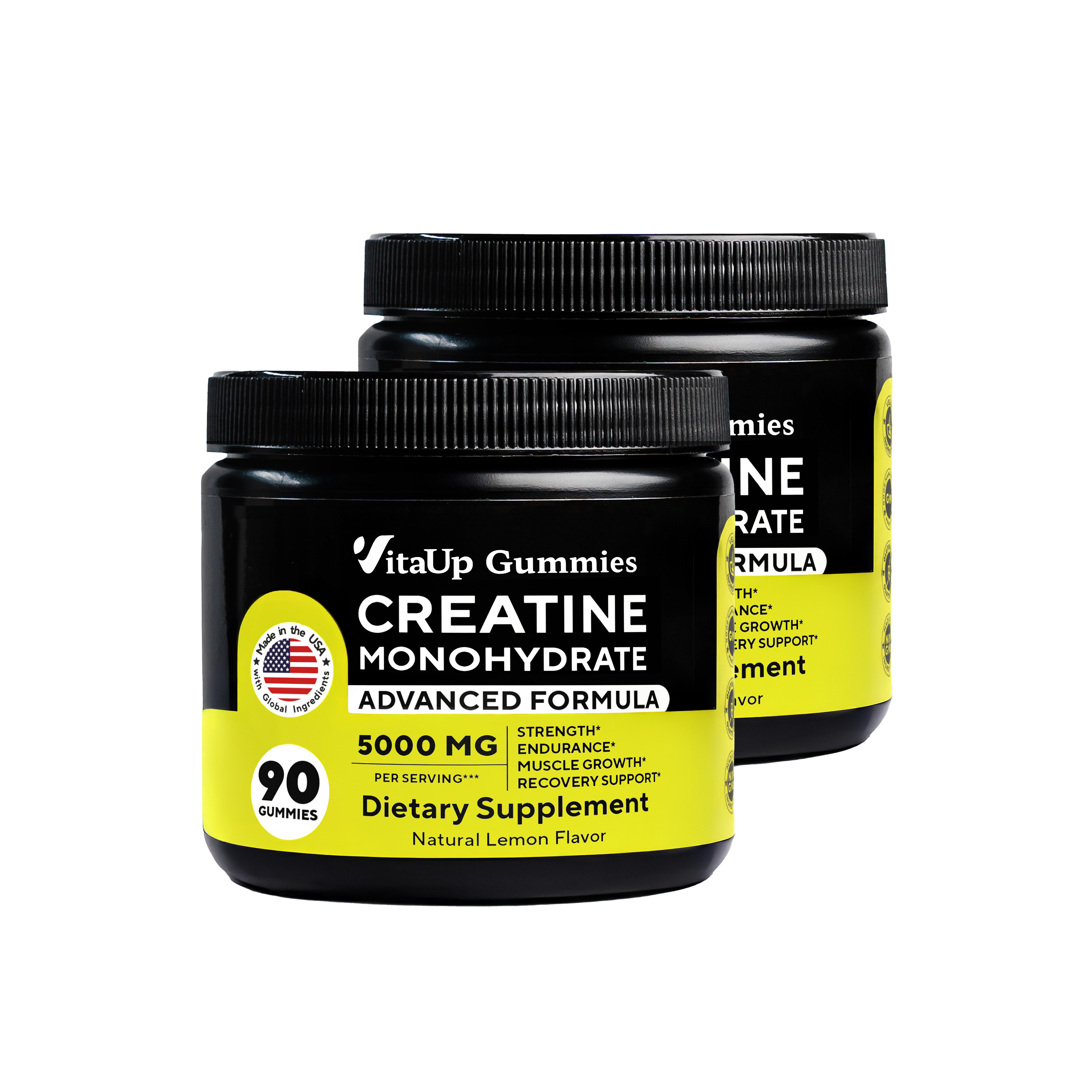 Double pack of VitaUp Creatine Gummies for workout performance